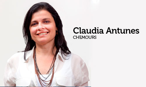 Entrevista com Claudia Antunes, diretora-presidente da Chemours no Brasil