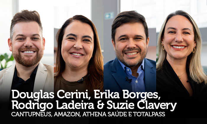 Vozes que Inspiram #1: Douglas Cerini, Erika Borges, Rodrigo Ladeira e Suzie Clavery